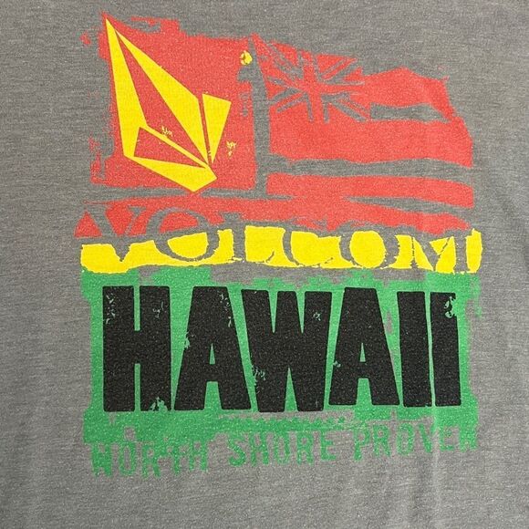 ๐๏ธโ๏ธ๐โโ๏ธโVintage VOLCOM HAWAII North Shore SURF T-Shirt RARE Graphics XL - EUC - Picture 5 of 10